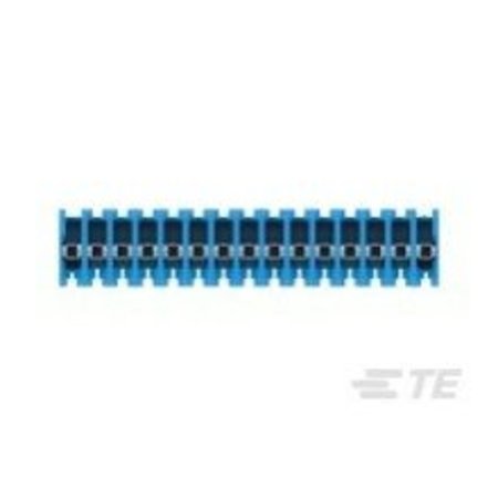 Te Connectivity 15P MTA100 FD THRU ASSY BLUE 4-640622-5